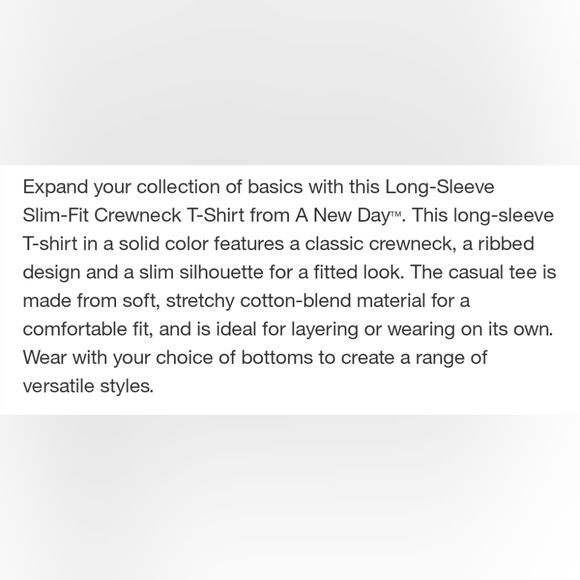 A New Day Metallic Long Sleeve Shirts - Picture 3 of 8